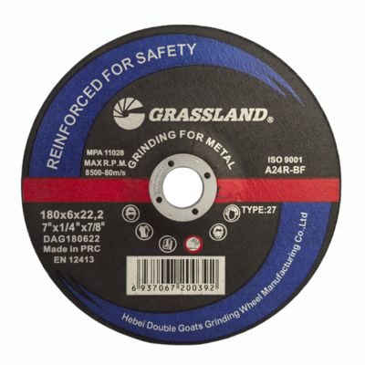 7 " x 1/4 " x 7/8 " Metalen Slijpschijven met Monokristallijn Gesmolten Aluminiumoxide Schuurmiddel voor Snel en Schoon Snijden