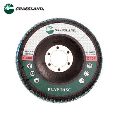 115X22mm Aluminiumoxide 60 Grit Angle Grinder Flap Disc
