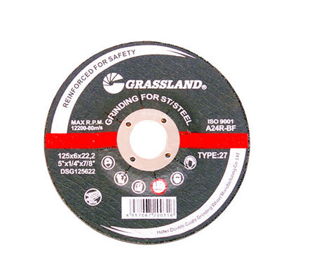 Weide 125X6mm Roestvrij staal die Afgesneden Wielen malen