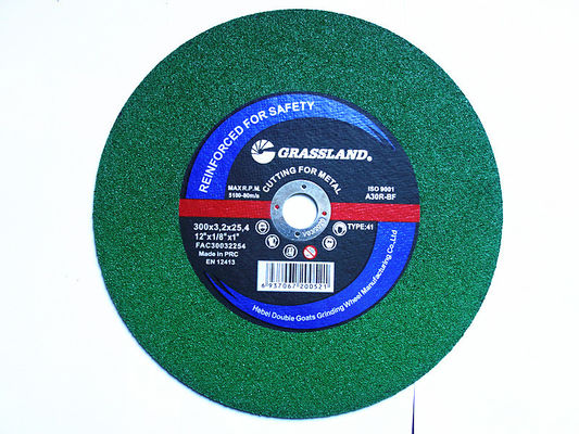 300mm 12“ Metaalstaal die Hoekmolen Cut Off Wheel scheuren