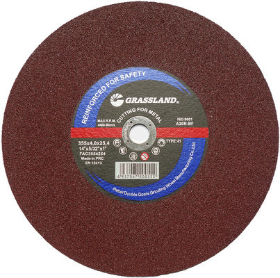 En12413 zag de Benzine 355mm Schurend Rood Scherp Malend Wiel