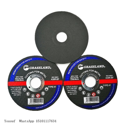 60# gruis 125 X 3 X 22.23mm Type 42 van Metaal Malende Schijven Weide