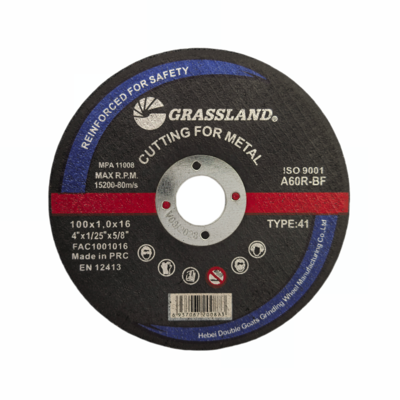 4 inch Metal Grinding Discs voor rechte en chip-vrije snijwerk 100mm x 1mm x 16mm Continu Wheel Blade Tough Aluminium Oxide Abrasive 80 m/s