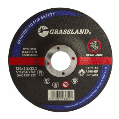 125 mm snijplaten voor snelle, rechte en schone snijwerkzaamheden op roestvrij staal en niet-derzelstaal met harsgebonden materiaal