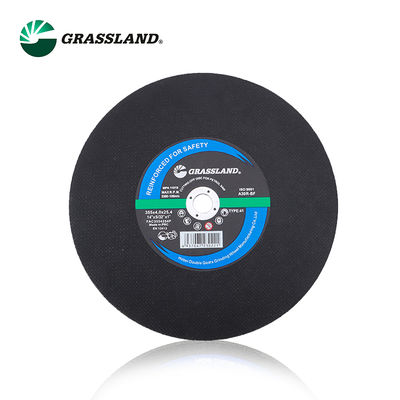 Grassland 14" Roestvrijstalen Snijschijven Monokristallijn Gesmolten Aluminiumoxide Schuurmiddel R Grade Hardheid 355x4.0x25.4mm Diameter