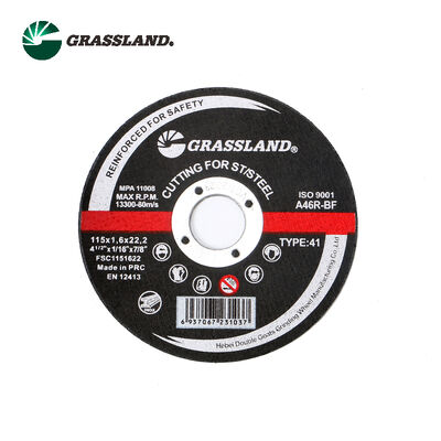 GRASSLAND 4.5 "Inox Slijpschijven 115 X 1.6 voor het Vrij van Verontreiniging Snijden van Roestvrij Staal