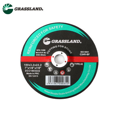 Harsstenen snijschijven 180mm diameter 3,2mm dikte 22,2mm gatdiameter Compatibel met snellopende haakse slijpers