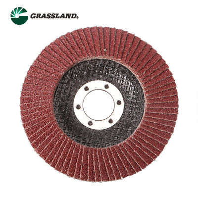 115X22mm Aluminiumoxide 60 Grit Angle Grinder Flap Disc