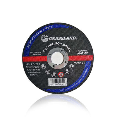 GRASSLAND Metalen Slijpschijven 125mm X 1mm X 22.2mm voor Precisie Trillingsvrij Snijden