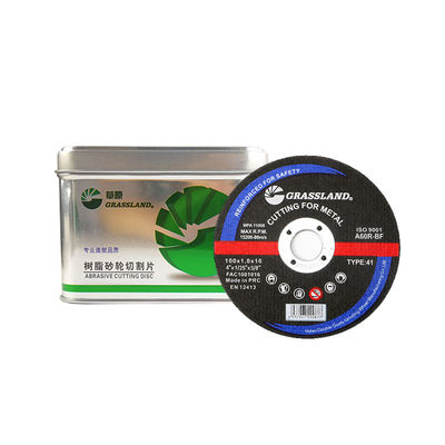 4 inch Metal Grinding Discs voor rechte en chip-vrije snijwerk 100mm x 1mm x 16mm Continu Wheel Blade Tough Aluminium Oxide Abrasive 80 m/s