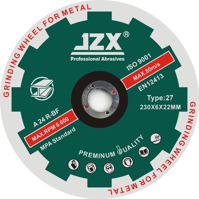 Gedeprimeerd Type 27 van het Metaal Malende Schijven van 230x6.8x22.23 Inox