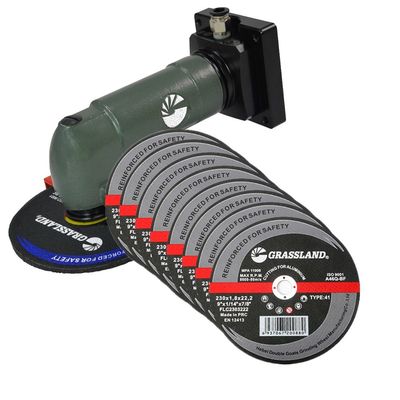 230 X 1,9 X 22.23mm van de Molendiscs black abrasive van de 9 Duimhoek het Aluminiumoxyde