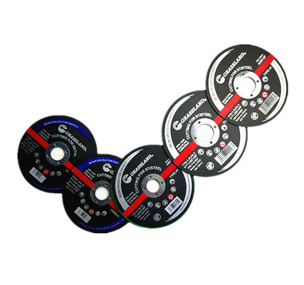 GRASSLAND 4 inch Inox-schleefschijven met monokristallijn gesmolten aluminium 100 mm x 3,2 mm x 16 mm