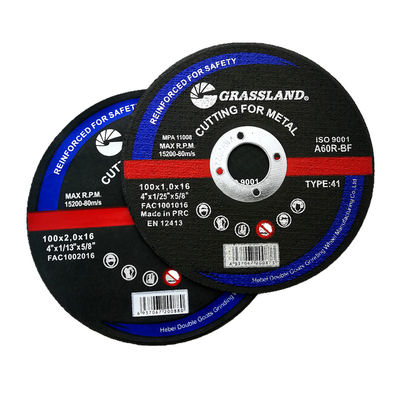 24# Grit Abrasive Metal 100x1.2x16mm Scherpe Schijven van Inox voor Roestvrij staal