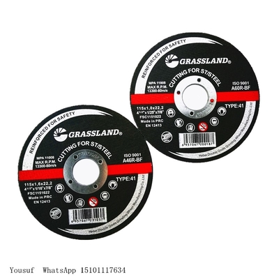 115mm X 1.0mm X 22.2mm het Dunne Metaal van Discs Depressed Center van de Hoekmolen
