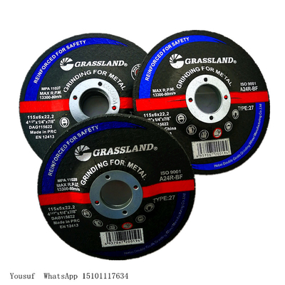 5“ Metaal 125 X 6 X 22.23mm Schurend Malend Wieltype 27